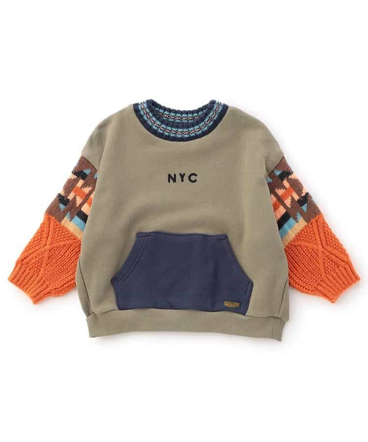 ニットドッキングプルオーバー