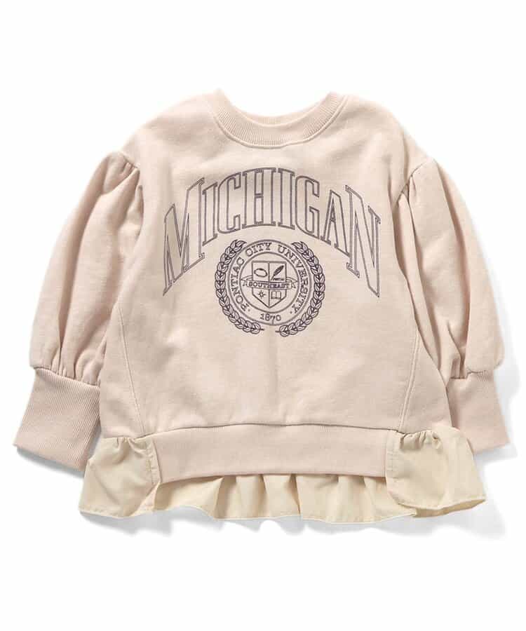 Girls カレッジ変形トレーナー