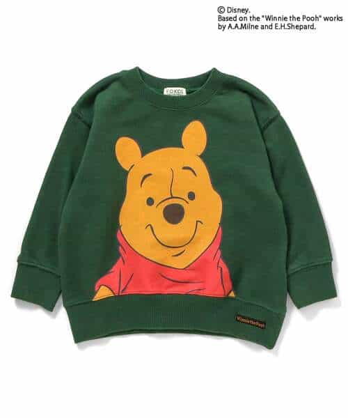 ディズニーキャラクター / Pooh / 4色2柄トレーナー