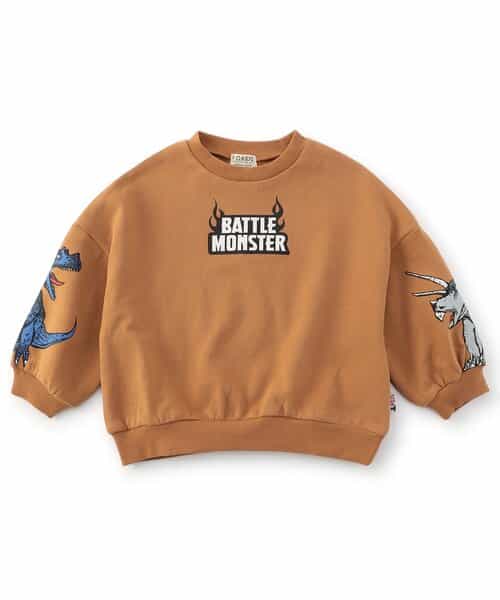 VS　DINOスリーブプリントトレーナー