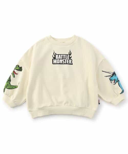 VS　DINOスリーブプリントトレーナー