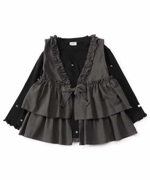 Girls ベスト×ロンTセット