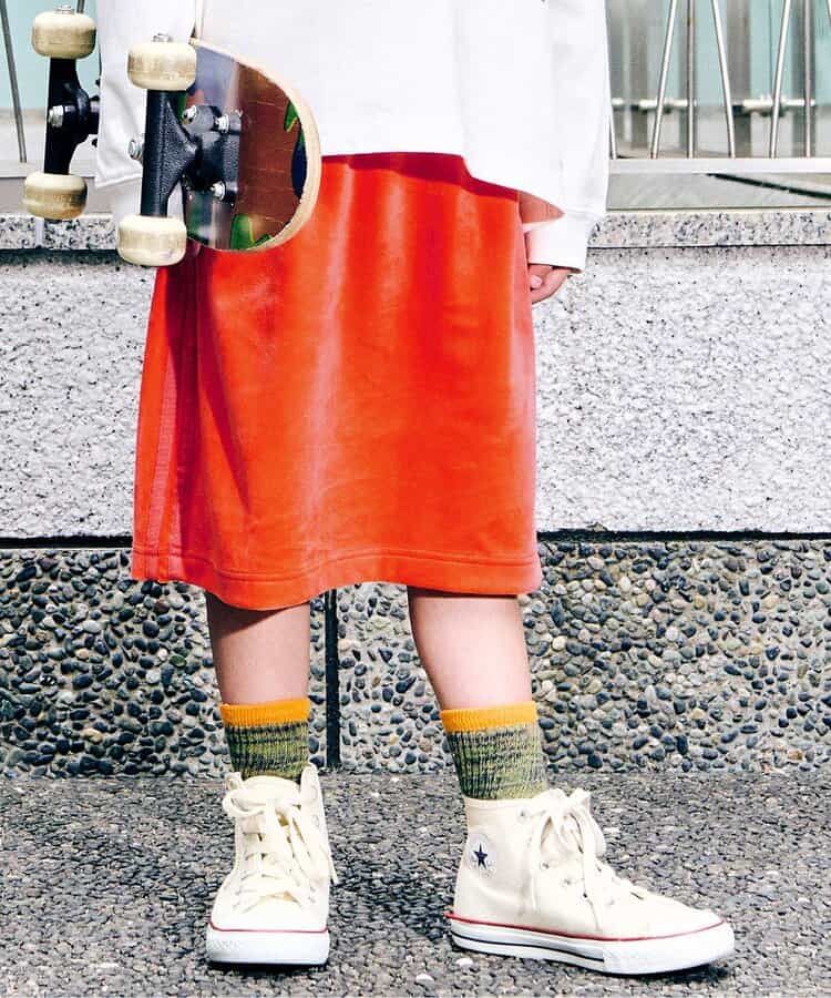 ★SALE★サイドラインベロアスカート