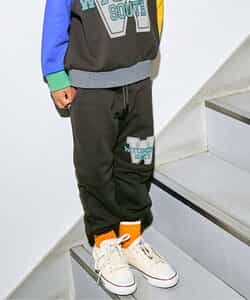 カラバリグラフィックパンツ  10分丈