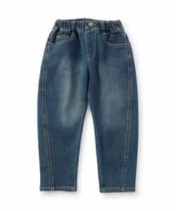 裏起毛ストレッチデニムパンツ  10分丈