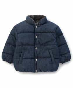 Denim & Corduroy Puffer Jacket_1003285