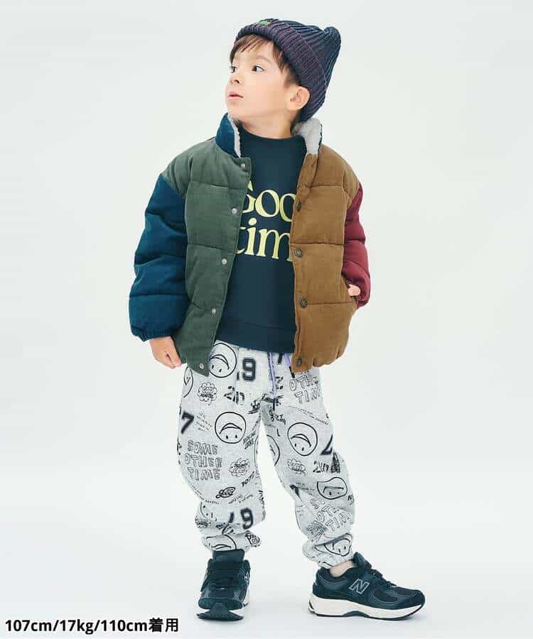 Denim & Corduroy Puffer Jacket_1003292