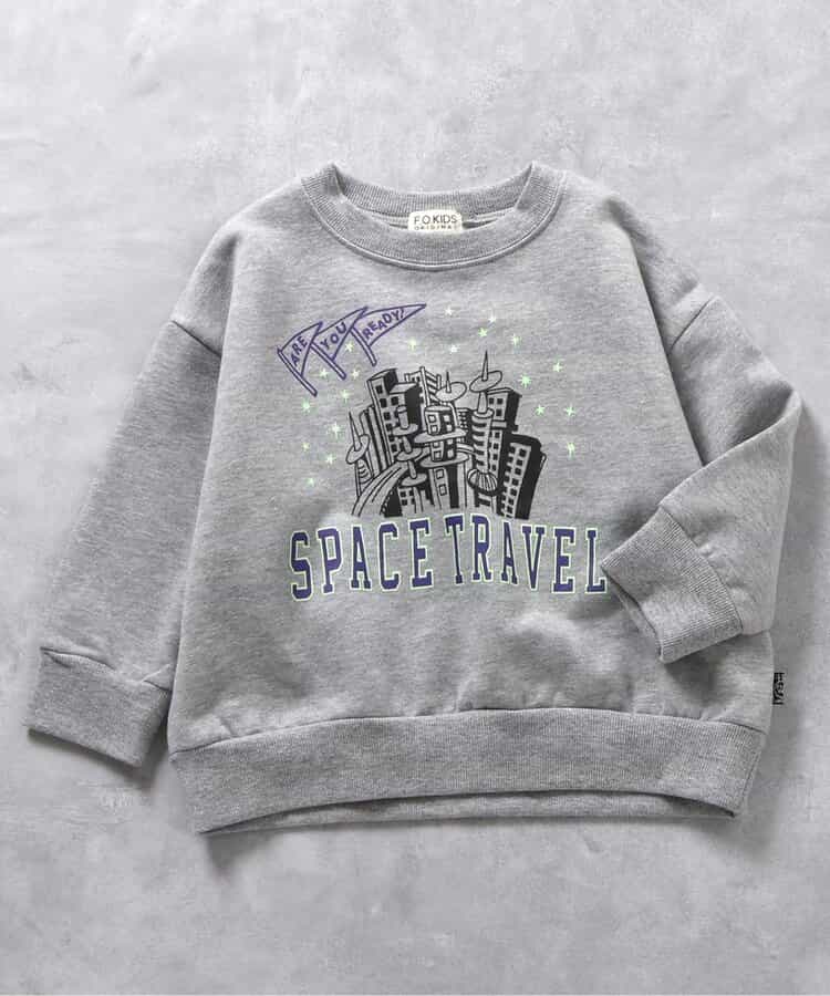 ★SALE★【あったか】カラバリグラフィックトレーナー