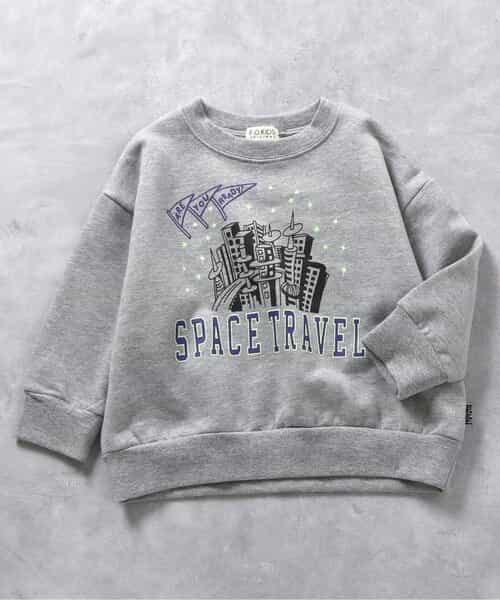 ★SALE★【あったか】カラバリグラフィックトレーナー