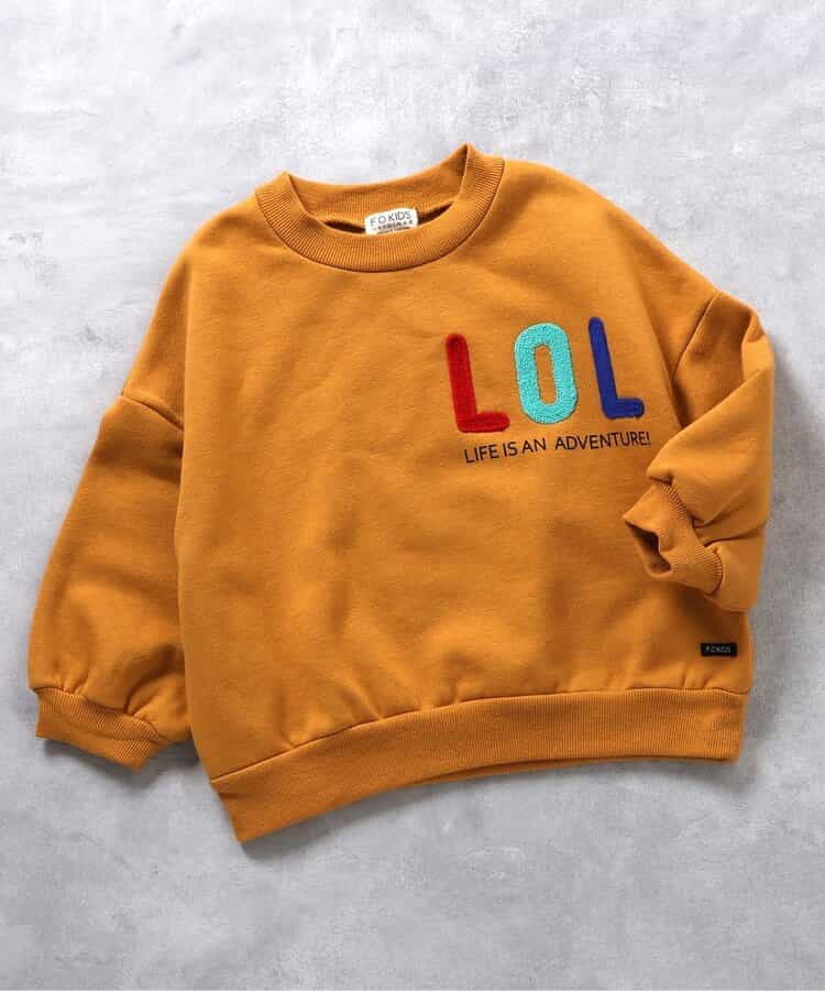 ★SALE★【あったか】ロゴ刺繍トレーナー