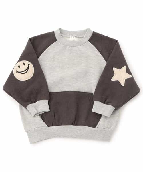 エルボーパッチラグラントレーナー