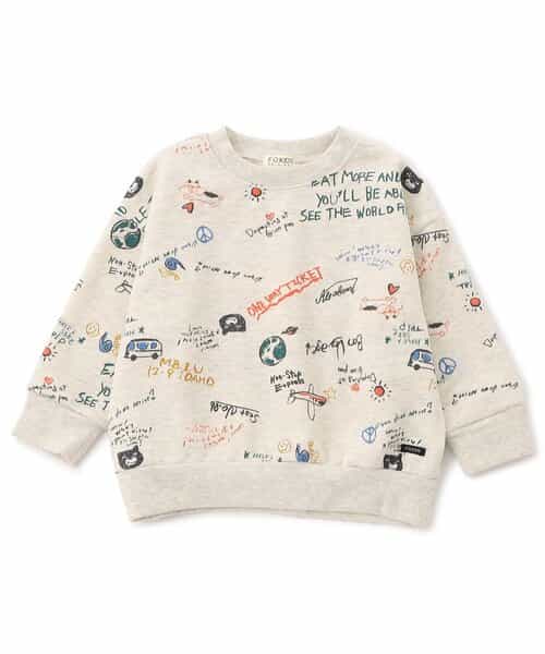 3色3柄総柄トレーナー