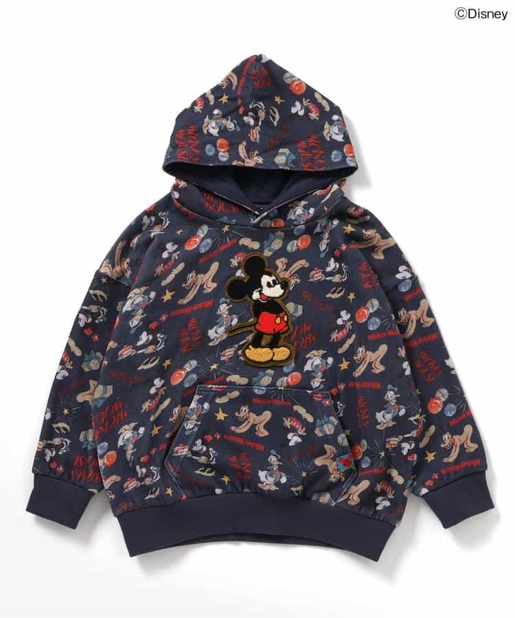 ディズニーキャラクター/総柄フーディ