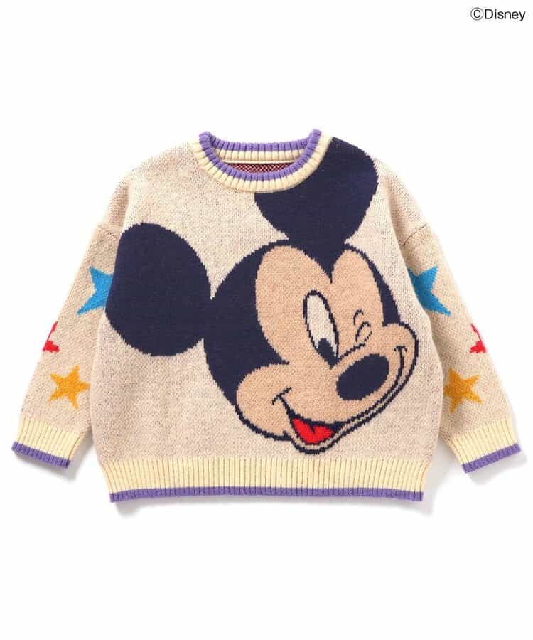 ディズニーキャラクター/ニットプルオーバー_マシンウォッシャブル