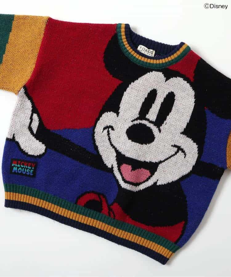 ディズニーキャラクター ニットプルオーバー  洗濯機で洗える_1011291