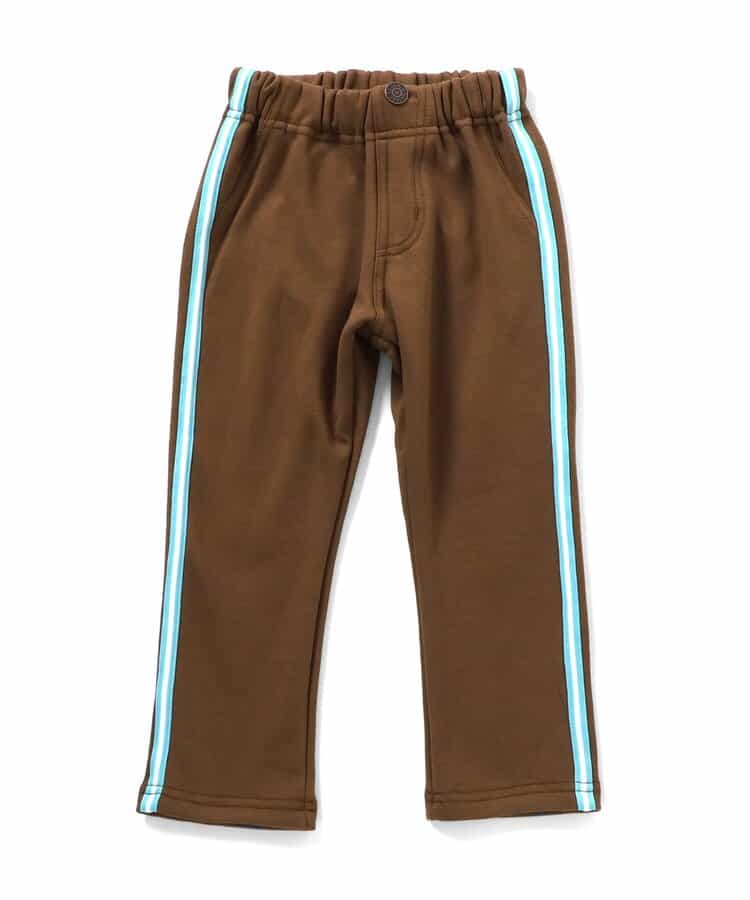 裏シャギーサイドラインパンツ  10分丈