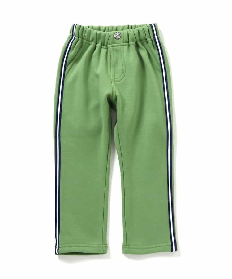 裏シャギーサイドラインパンツ  10分丈