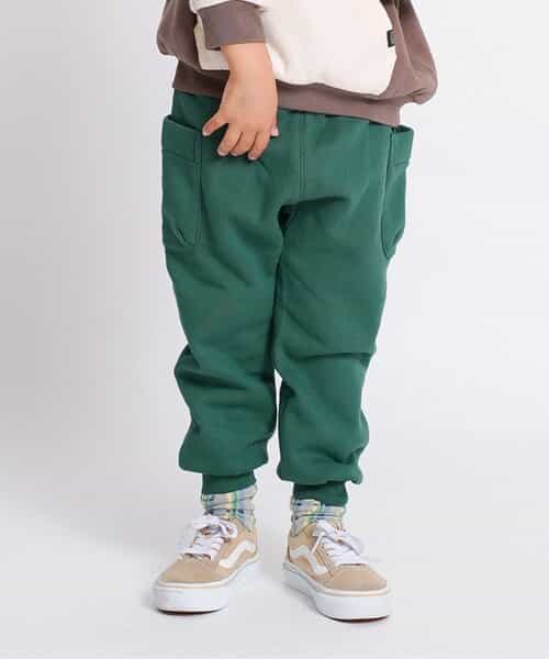 あったか素材のゆったりカットソーパンツ  10分丈