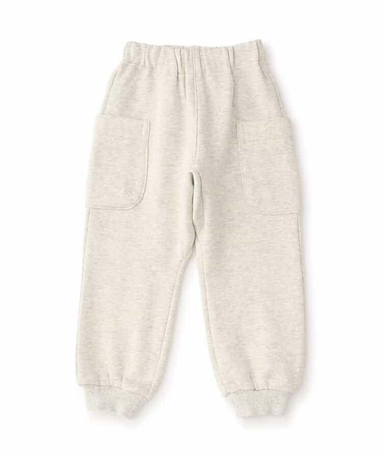 あったか素材のゆったりカットソーパンツ  10分丈