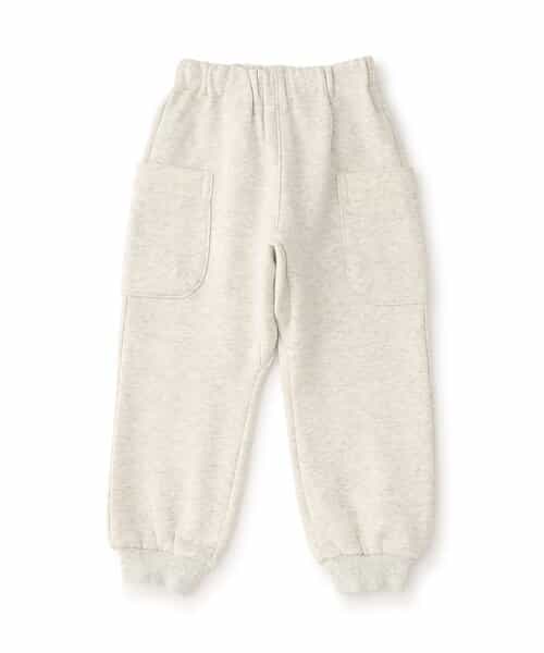 あったか素材のゆったりカットソーパンツ  10分丈