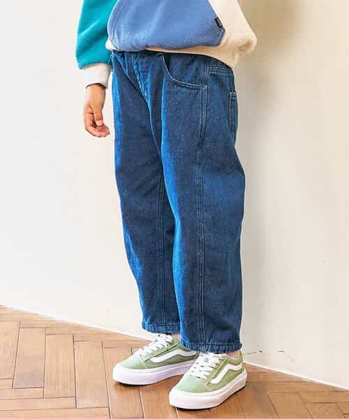 バレルレッグパンツ  10分丈