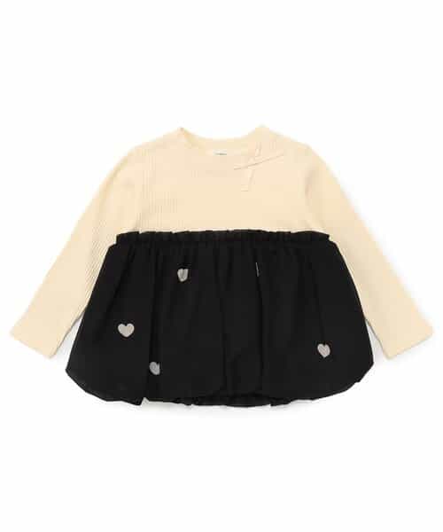 シフォンバルーンドッキングトップス