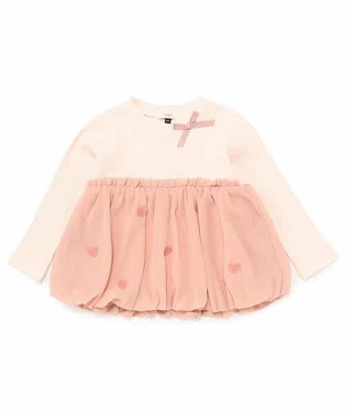 シフォンバルーンドッキングトップス