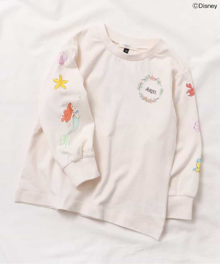 ★SALE★ディズニーキャラクター/プリンセス 袖モチーフTシャツ