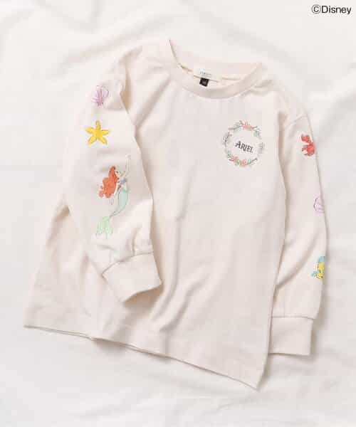 ★SALE★ディズニーキャラクター/プリンセス 袖モチーフTシャツ