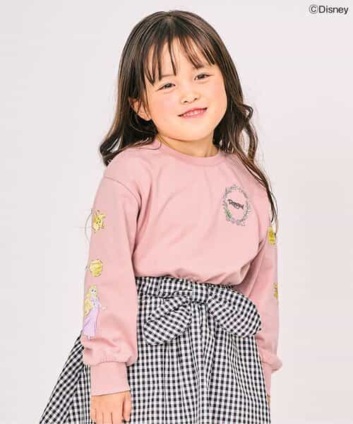 Heather ヘザー　ディズニー　プリンセス　ロンT シンデレラ　Tシャツ ☆SALE☆ディズニーキャラクター/プリンセス 袖モチーフTシャツ