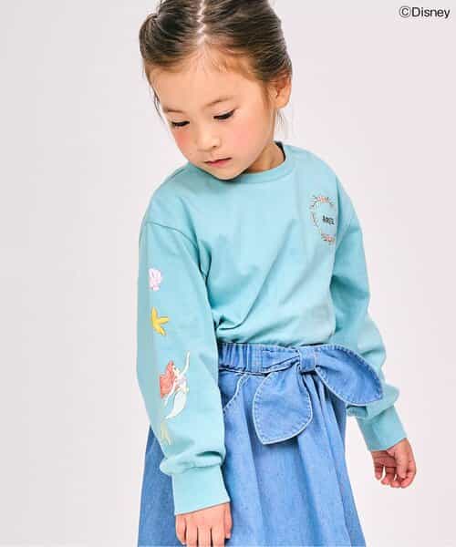 ★SALE★ディズニーキャラクター/プリンセス 袖モチーフTシャツ