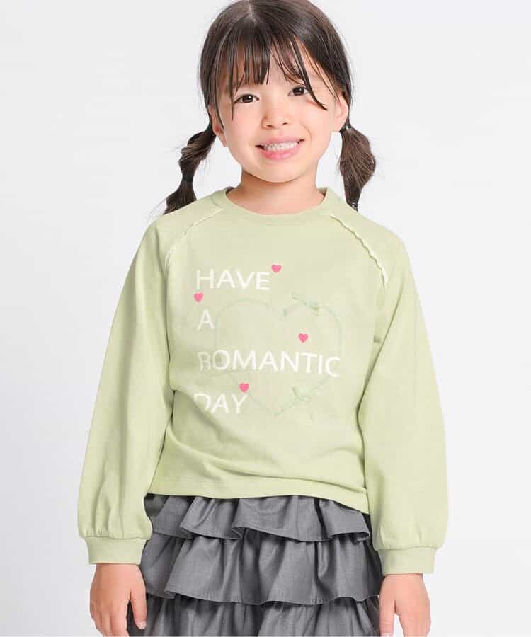 ガーリーラグラン袖Tシャツ