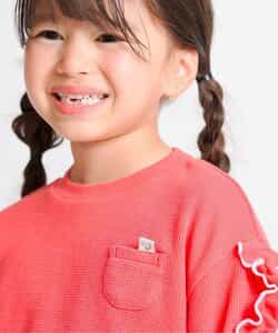 ★タイムセール★名札のつけられる！フリルTシャツ