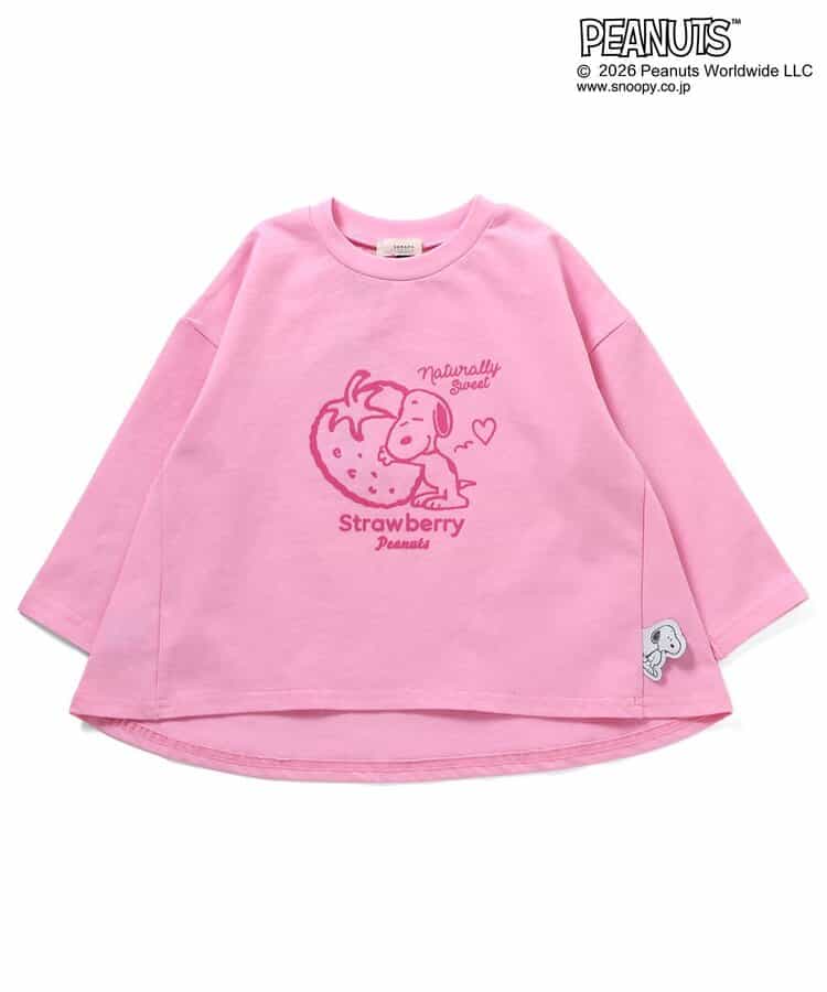 PEANUTS　AラインフロッキーTシャツ