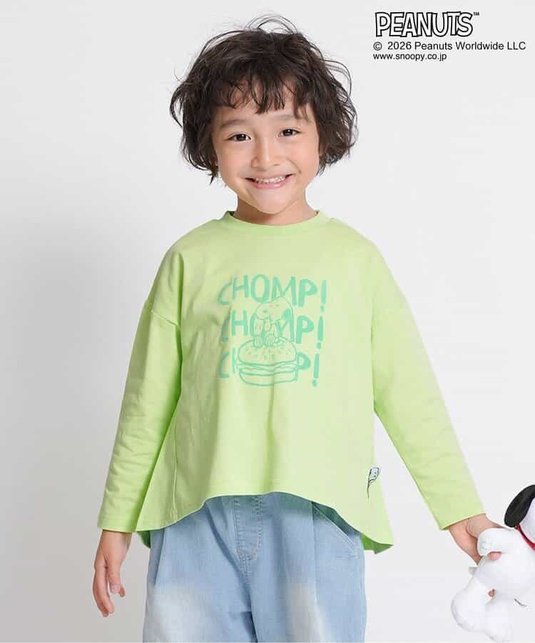 PEANUTS　AラインフロッキーTシャツ