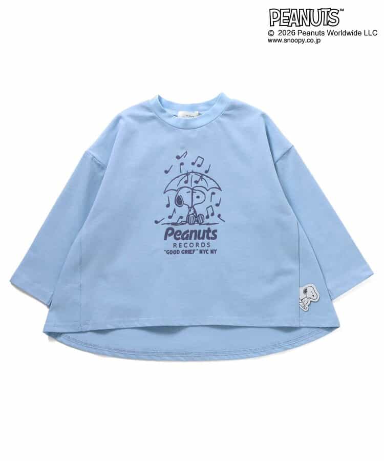 PEANUTS　AラインフロッキーTシャツ