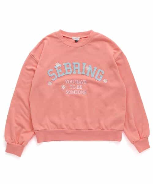 ★SALE★お花刺しゅうカレッジロゴトップス ジュニア