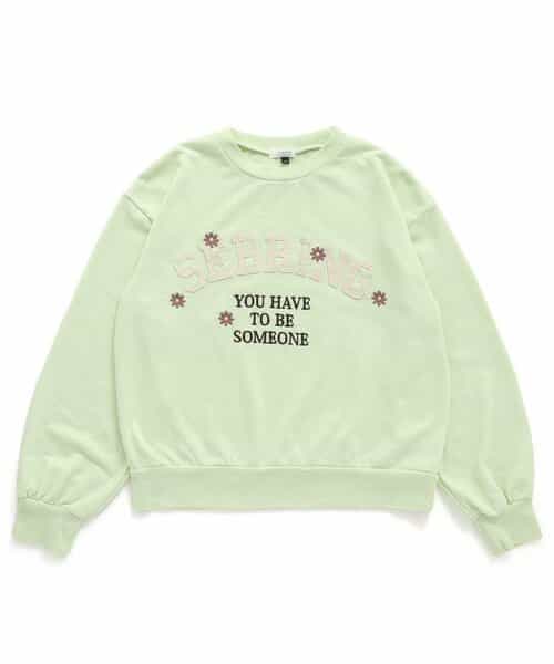 ★SALE★お花刺しゅうカレッジロゴトップス ジュニア