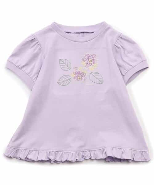 ★SALE★デイリーあじさいモチーフTシャツ