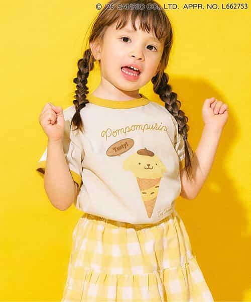 ポムポムプリン リンガーTシャツ
