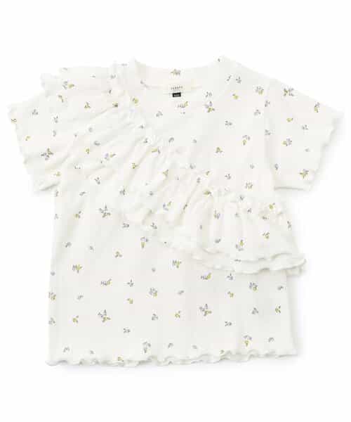 ★SALE★リブフリルトップス