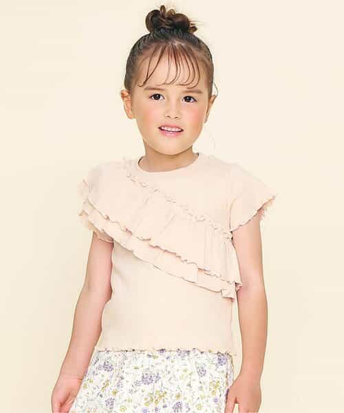 ★SALE★リブフリルトップス