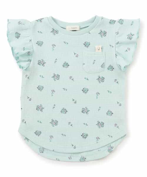 名札のつけられる！フリルワッフルＴシャツ