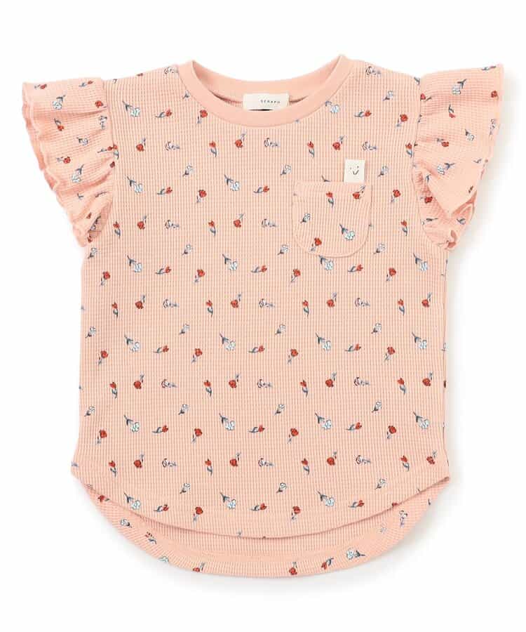 名札のつけられる！フリルワッフルＴシャツ