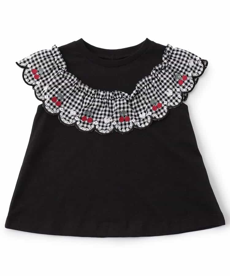 スカラップフリルTシャツ