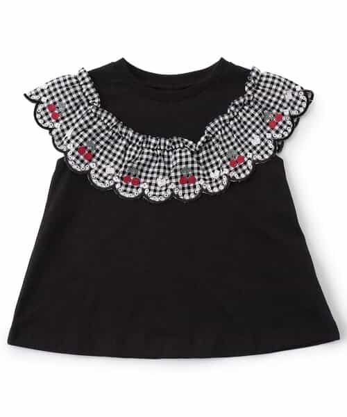 スカラップフリルTシャツ