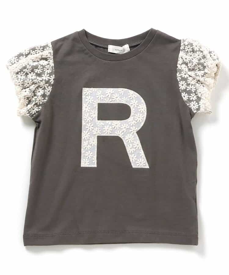 ★SALE★レースアップリケロゴTシャツ