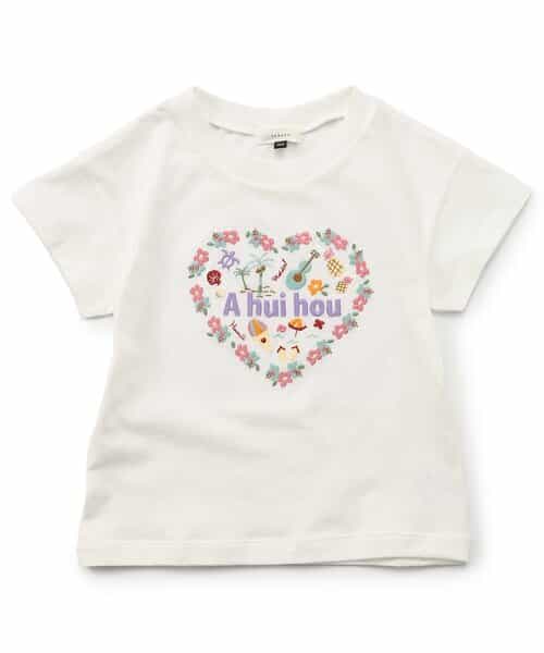 ハワイアン刺繍Tシャツ