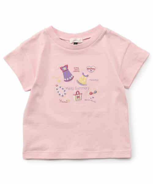 ハワイアン刺繍Tシャツ