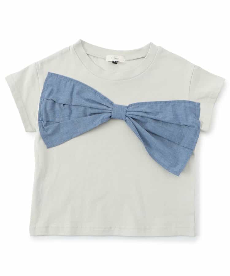 ★SALE★大きなリボン付きTシャツ